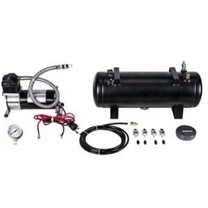 United Pacific 46154 Air Horn Compressor And Tank Kit "Competition Series"